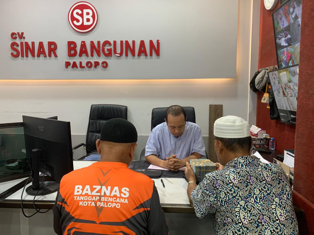 Inspiratif! BAZNAS Palopo Terima Zakat Dari Pengusaha Palopo,Tembus Rp 100 Juta