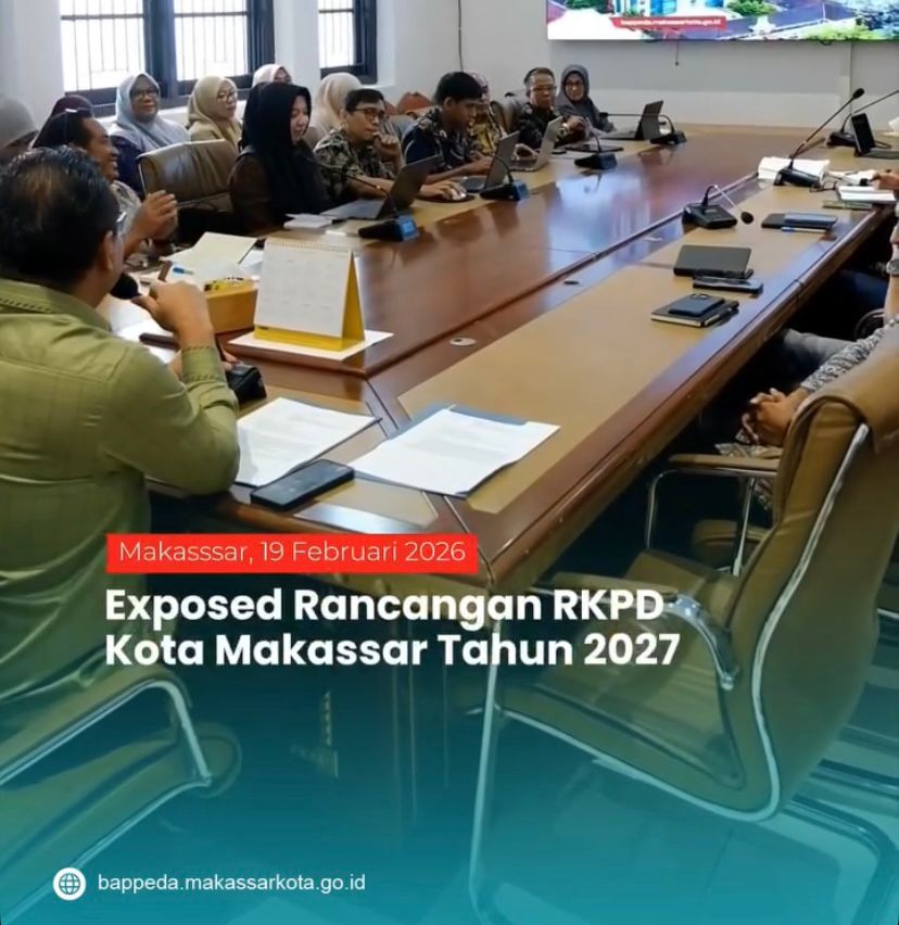 Bappeda Makassar Gelar Rapat Expose Rancangan RKPD Kota Makassar Tahun 2027