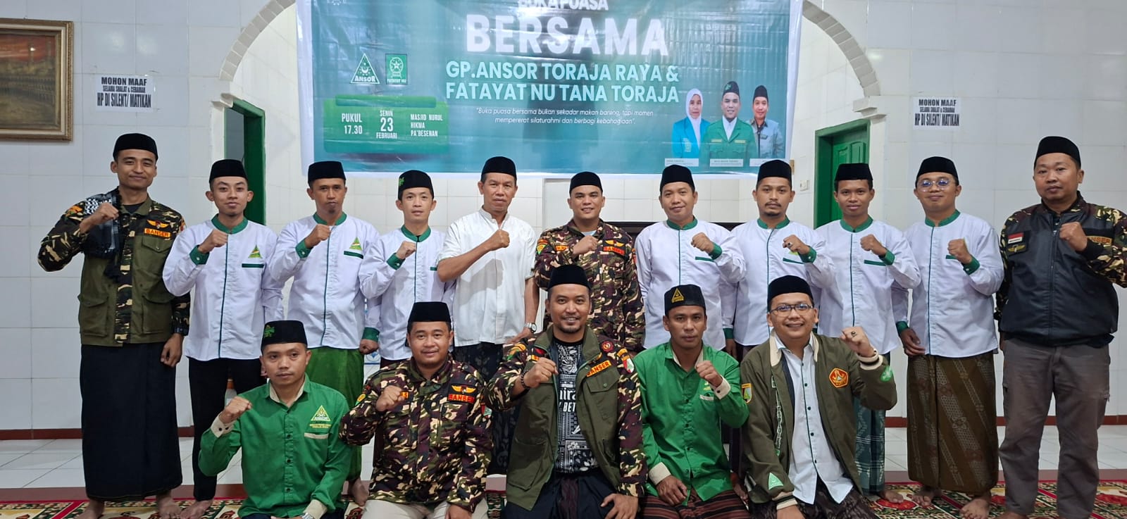 GP Ansor Toraya dan Fatayat Pererat Ukhuwah Lewat Buka Puasa Bersama
