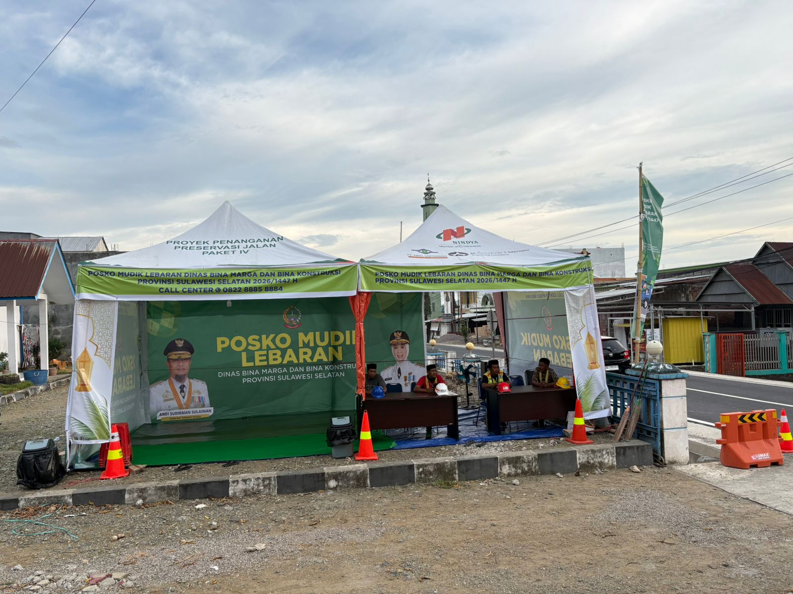 Mudik Lebaran, Pemprov Sulsel Dirikan Posko Layanan di Jalur Preservasi 