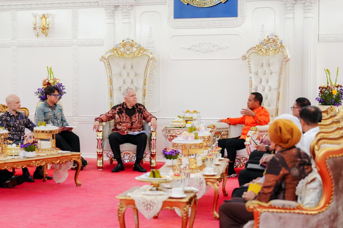 Gubernur Sulsel Sampaikan Pesan Perdamaian Saat Terima Kunjungan Kedubes Amerika Serikat