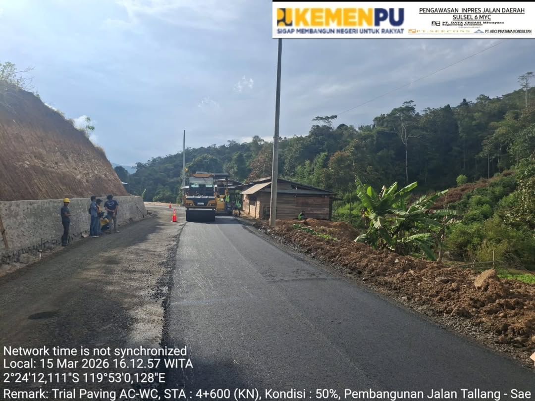 Jalan Menuju Seko Akhirnya Dibangun, Gubernur Sulsel: Dikerjakan Bertahap