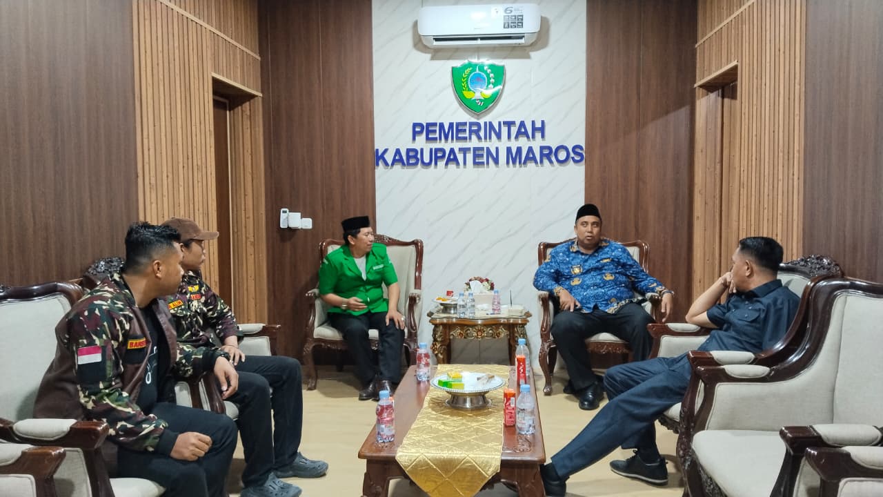 Gelar Audiens! GP Ansor Maros Bersama Bupati, Bahas Hal Ini