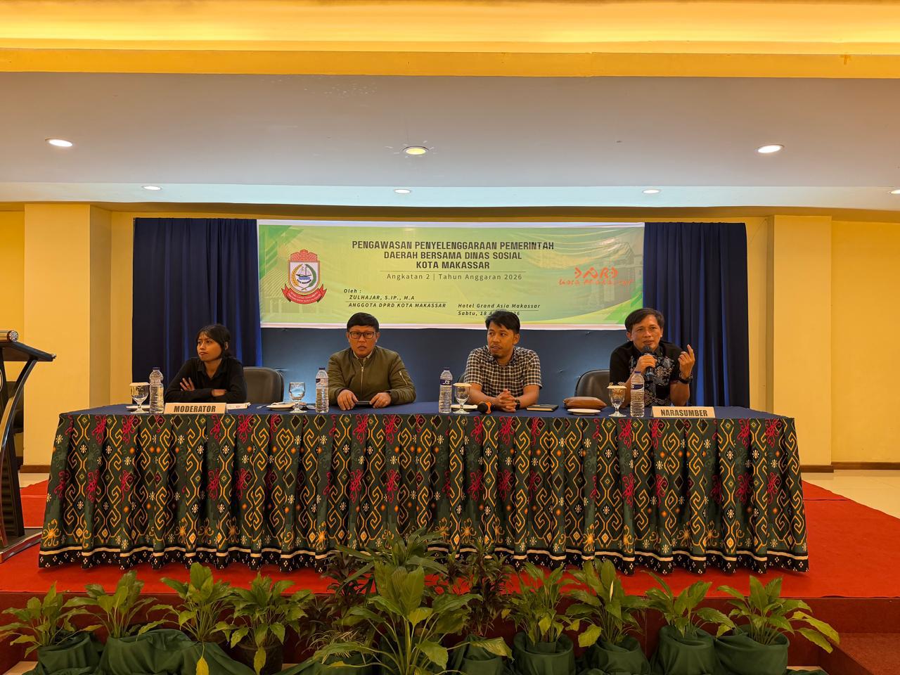 Sinergi DPRD dan OPD: Agenda Kedua Pengawasan Penyelenggaraan PD dan Dinas Sosial 