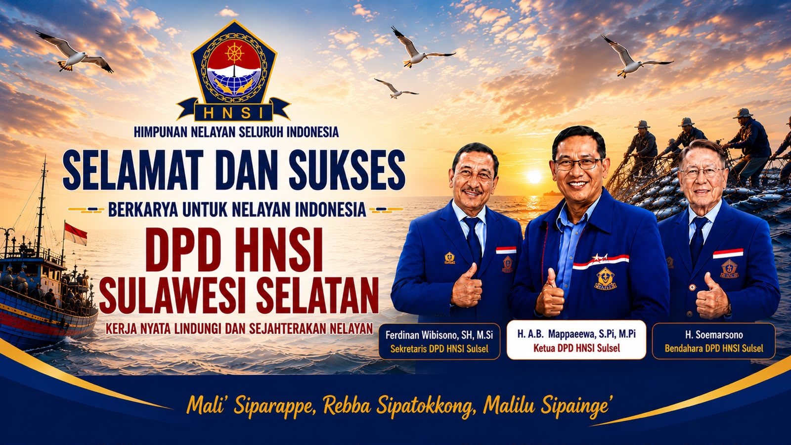 HNSI Sulawesi Selatan Perkuat Peran Sebagai Rumah Besar Nelayan