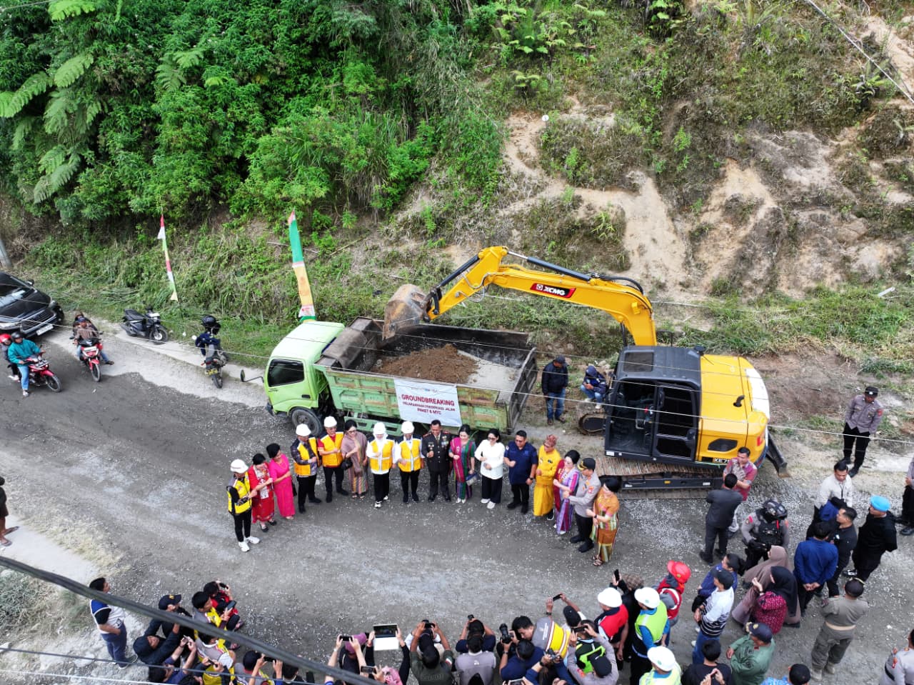 Gubernur Sulsel Ground Breaking Ruas Rantepao-Pangala-Baruppu