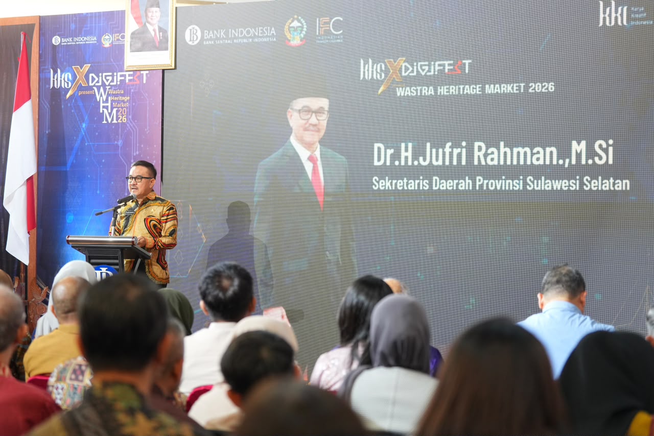 Sekda Sulsel Buka KKS x DIGIFEST 2026, Perkuat Peluang Wastra Lokal