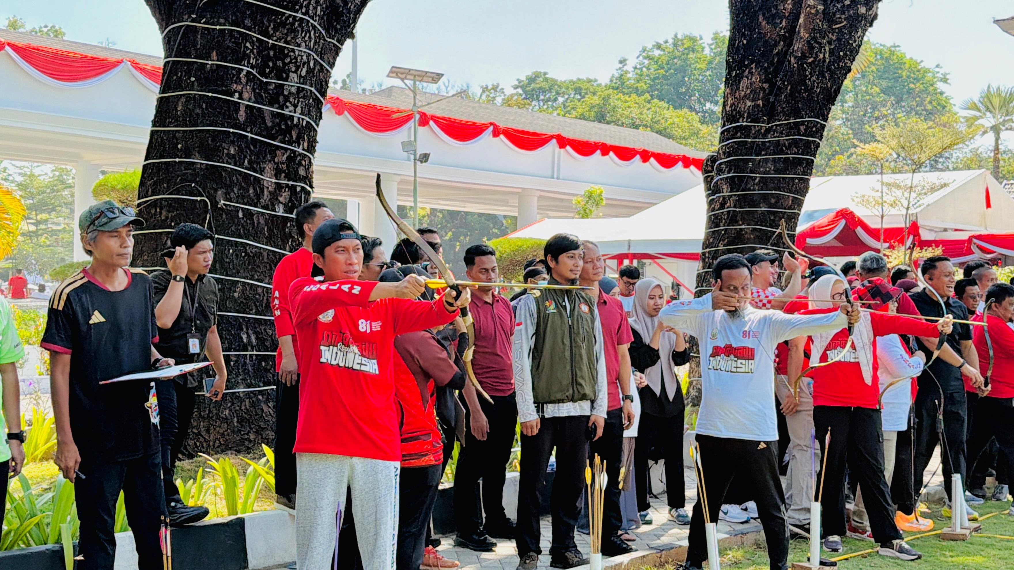 Pemprov Sulsel Gelar Lomba Panahan Kategori Eksekutif Ir. H. Andi Ihsan. S.T., M.M Keluar Sebagai Pemanah Terbaik Ke 3