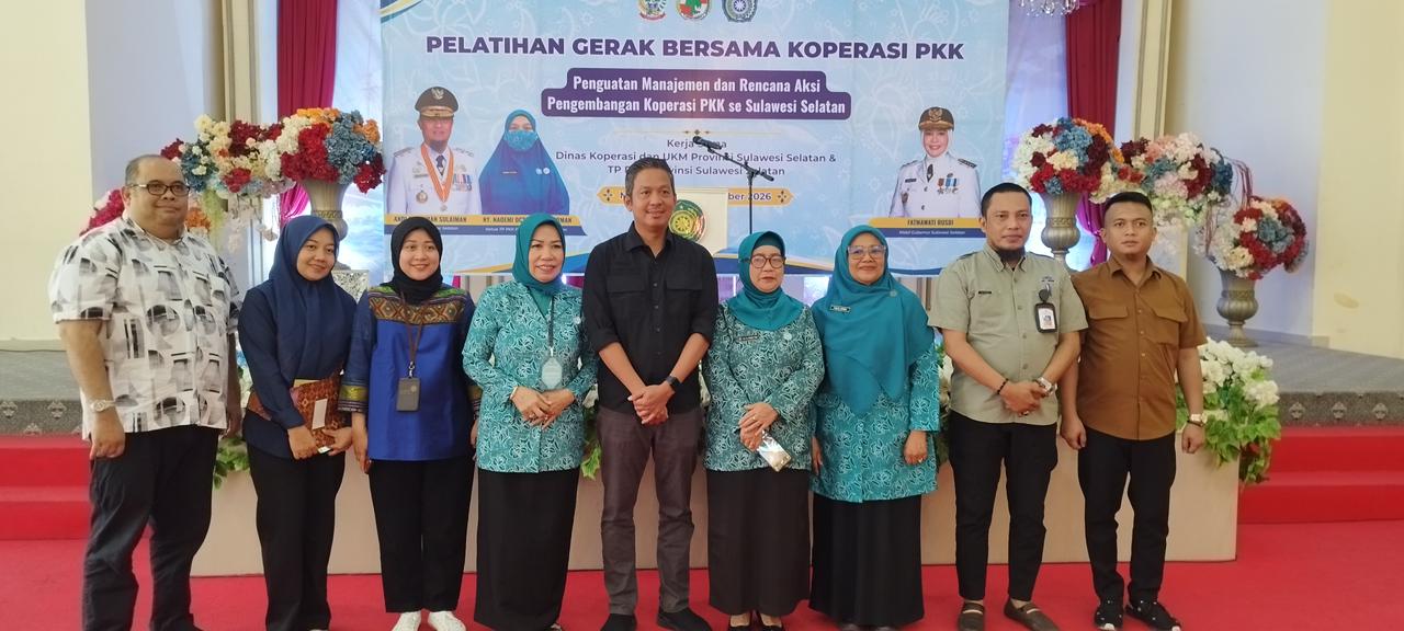 Gerak Bersama PKK, Sulsel Perkuat Koperasi untuk Mendorong Kemandirian Ekonomi Keluarga