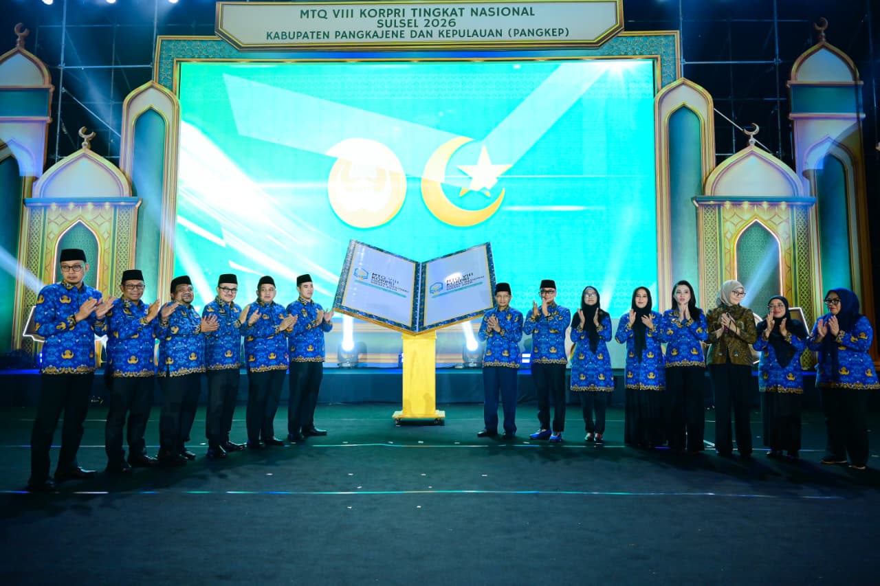 Dari 43 ke 125 Poin, Sulsel Melonjak ke Peringkat Kedua MTQ KORPRI Nasional