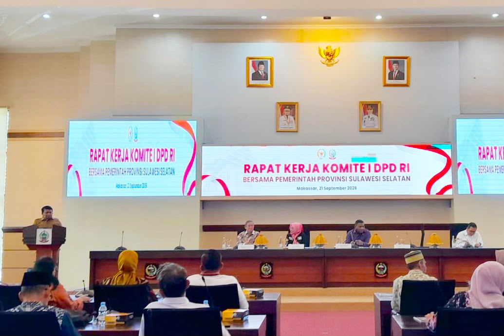 Pembangunan Desa di Sulsel Jadi Fokus Kunjungan Kerja Komite I DPD RI