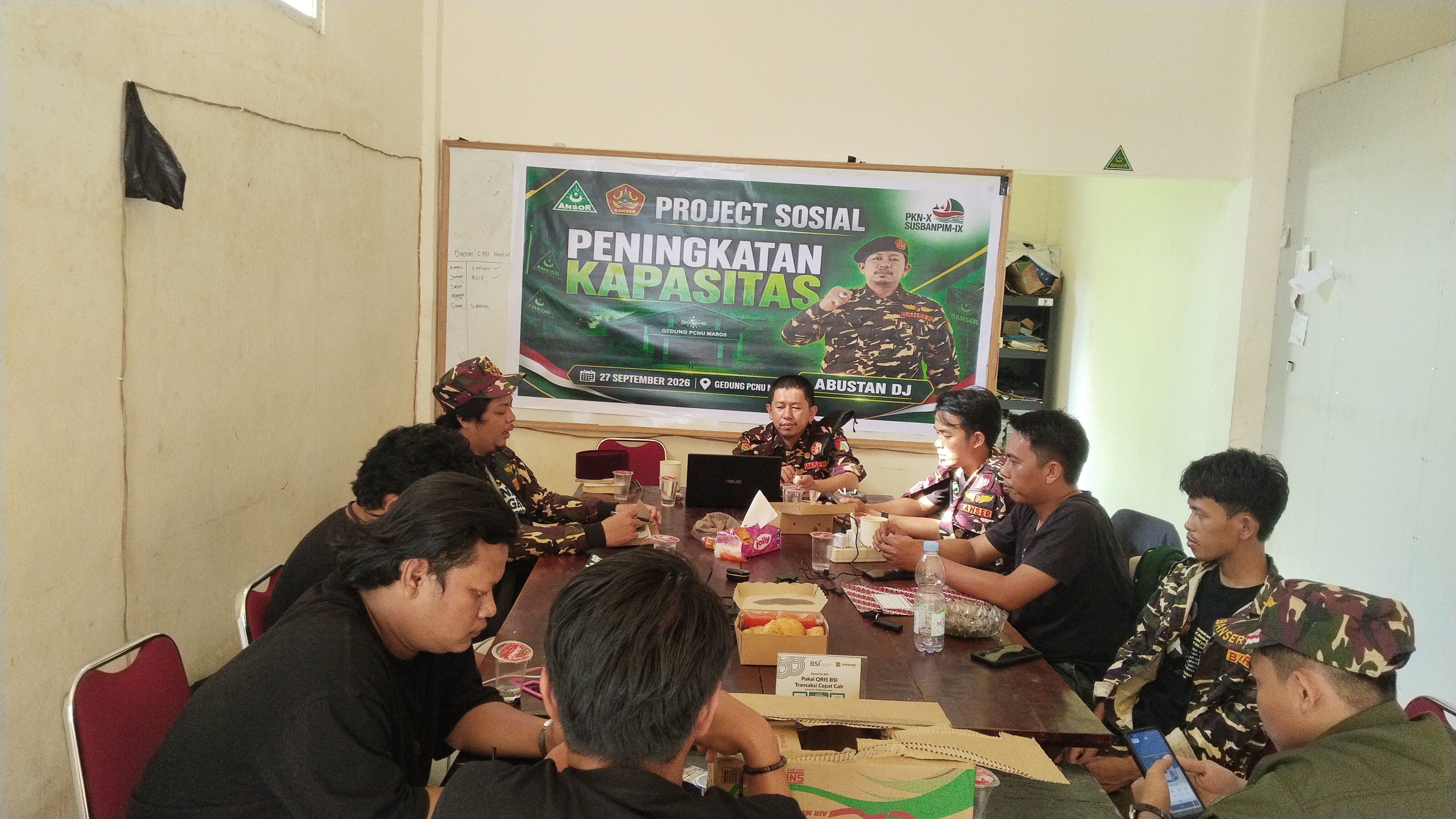 Abustan, Kader Ansor Maros Sukses Laksanakan RTL Project sosial SUSBANPIM IX
