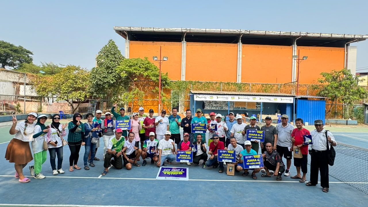 Turnamen Tenis SCI CUP 1 dan SCI Games 2026 Meriahkan HUT Sulawesi Selatan Ke - 357 Th