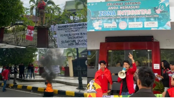 Tuntut Keadilan, Aliansi Solidaritas Mahasiswa Palopo Gelar Aksi di Depan PN Palopo