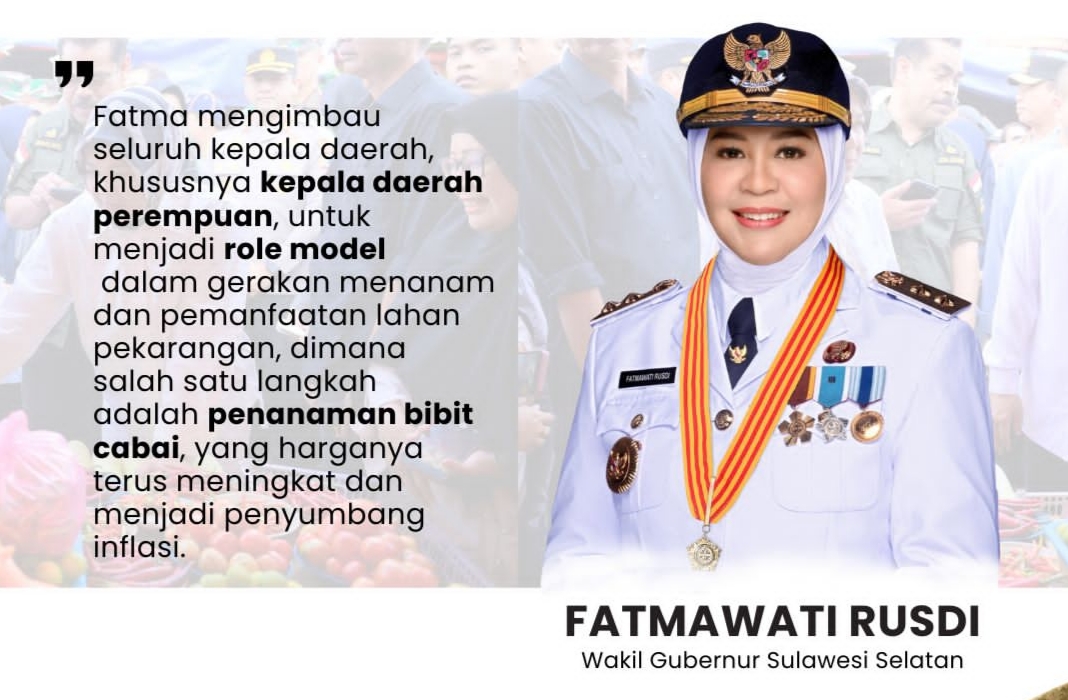Harga Cabai Naik, Fatmawati Imbau Bupati/Walikota Mengajak Warga Tanam Cabai di Pekarangan Rumahnya