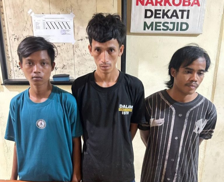 Polres Palopo Amankan Tiga Pelaku, Diduga Menyalahgunakan Narkoba