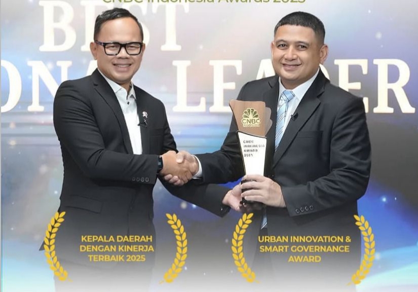 Dinas Lingkungan Hidup Ucapkan Selamat Kepada Pemkot Makassar Atas Diraihnya Prestasi Nasional CNBC Awards 2025