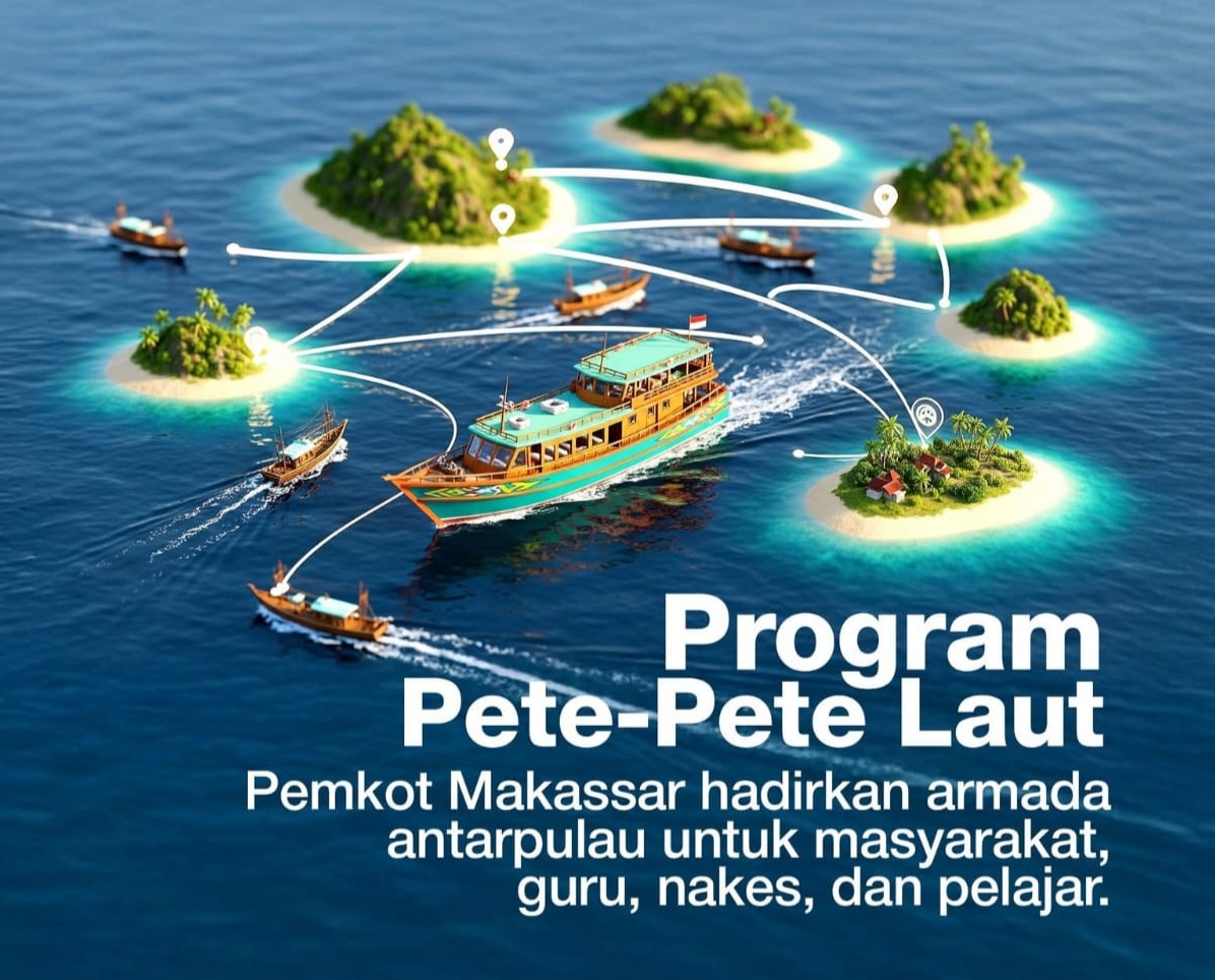 Munafri Realisasikan Janji Kampanye, Pete-pete Laut Layani Pulau Secara Gratis