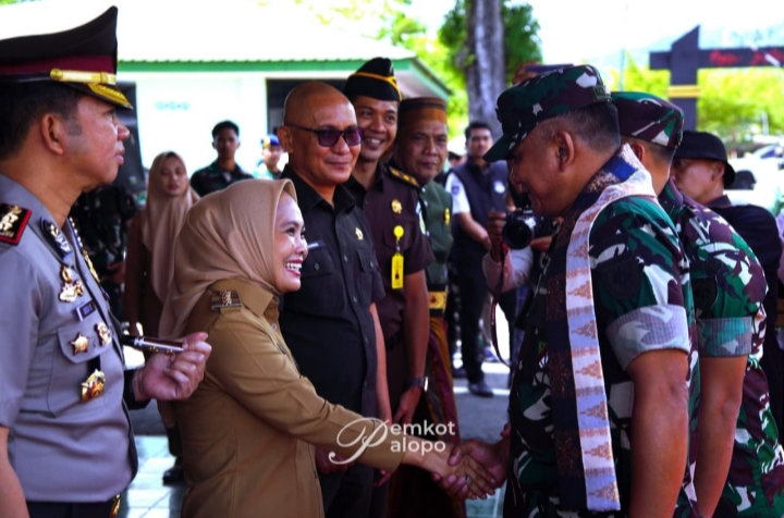 Dalam Rangka Kunker, Hj Naili Sambut Pangdam XIV/Hasanuddin di Palopo
