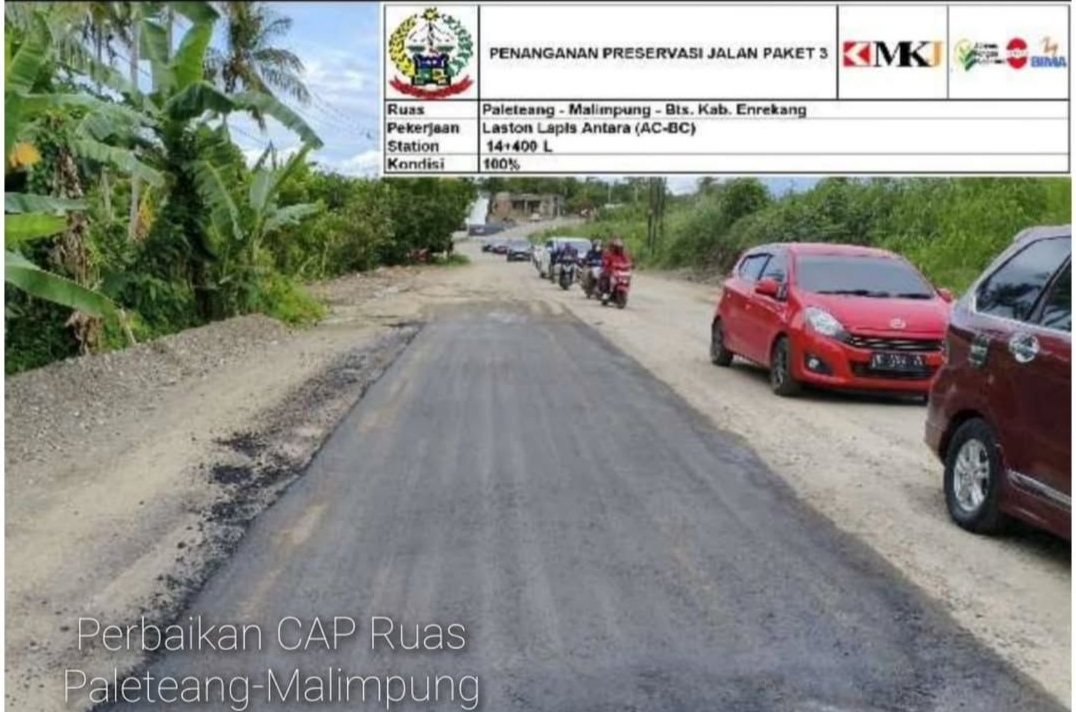 Preservasi Jalan Paket 3 Ruas Paleteang–Malimpung Enrekang Terus Berjalan, Gubernur Sulsel: Mohon Bersabar