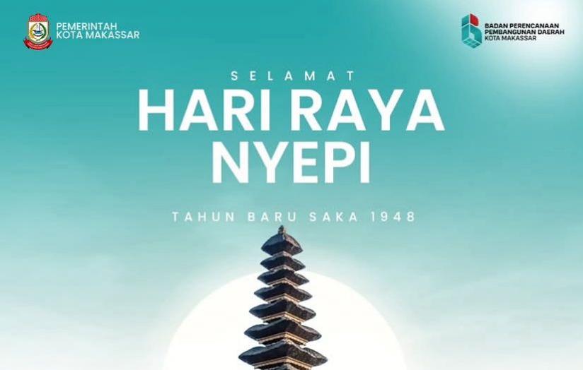 Bappeda Makassar Ucapkan Selamat Hari Raya Nyepi 2026