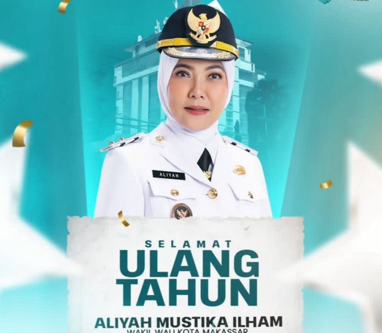 Kepala Bappeda Ucapkan Selamat Ulang Tahun Wawali Makassar, Aliyah Mustika Ilham