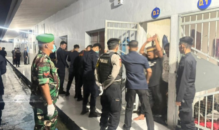 Peringatan HBP ke-62, Lapas Gelar Razia Malam Operasi Senyap