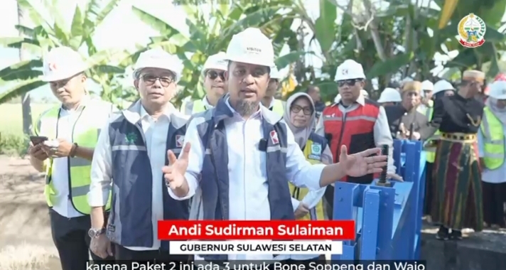 Gubernur Sulsel Groundbreaking Program MYP Rehabilitasi Daerah Irigasi