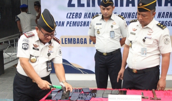 Perang Melawan HALINAR: Lapas Palopo Musnakan Barang Terlarang