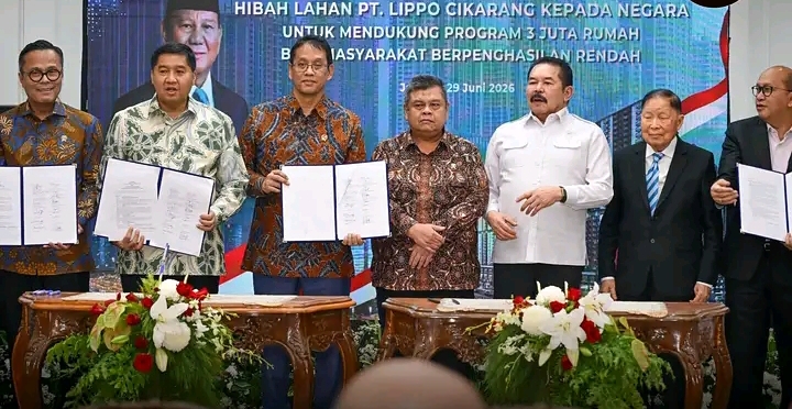 Lippo Group Hibahkan Lebih dari 30 Hektare Lahan untuk Dukung Program 3 Juta Rumah
