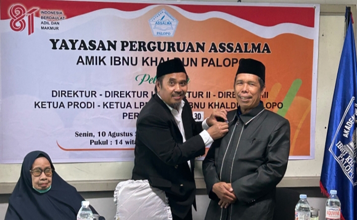 AMIK Ibnu Khaldun Palopo Lantik Nahkoda Baru, Bawa Tekad Besar Majukan Kampus