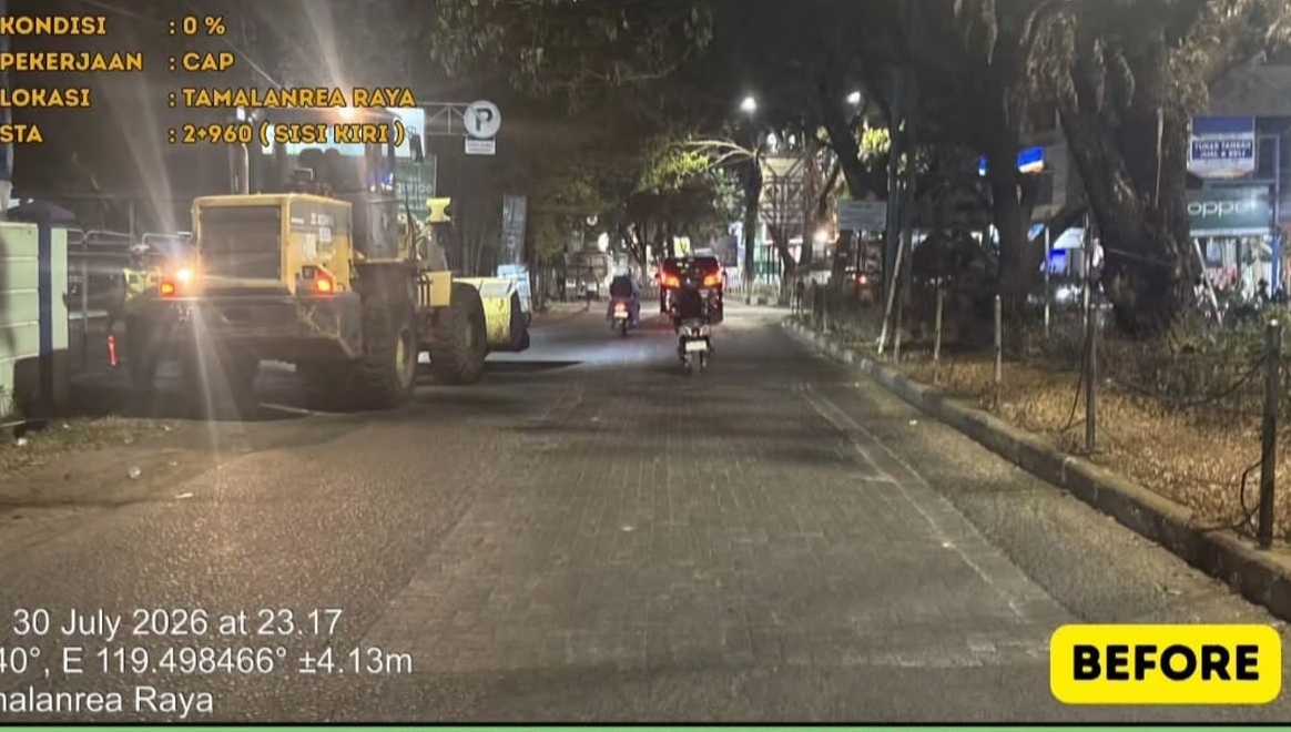 Gubernur Sulsel: Perbaikan Jalan Tamalanrea Raya Makassar dan Opu Tosappaile Palopo Terus Dikebut