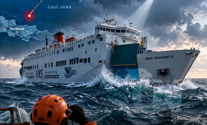 Hilang Kontak Dilaut Jawa! Tim SAR Lacak Titik KM Virgo Transport 8