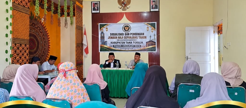 Perkuat Edukasi, Kemenhaj Tana Toraja Gencarkan Sosialisasi Pendaftaran dan Kuota Haji
