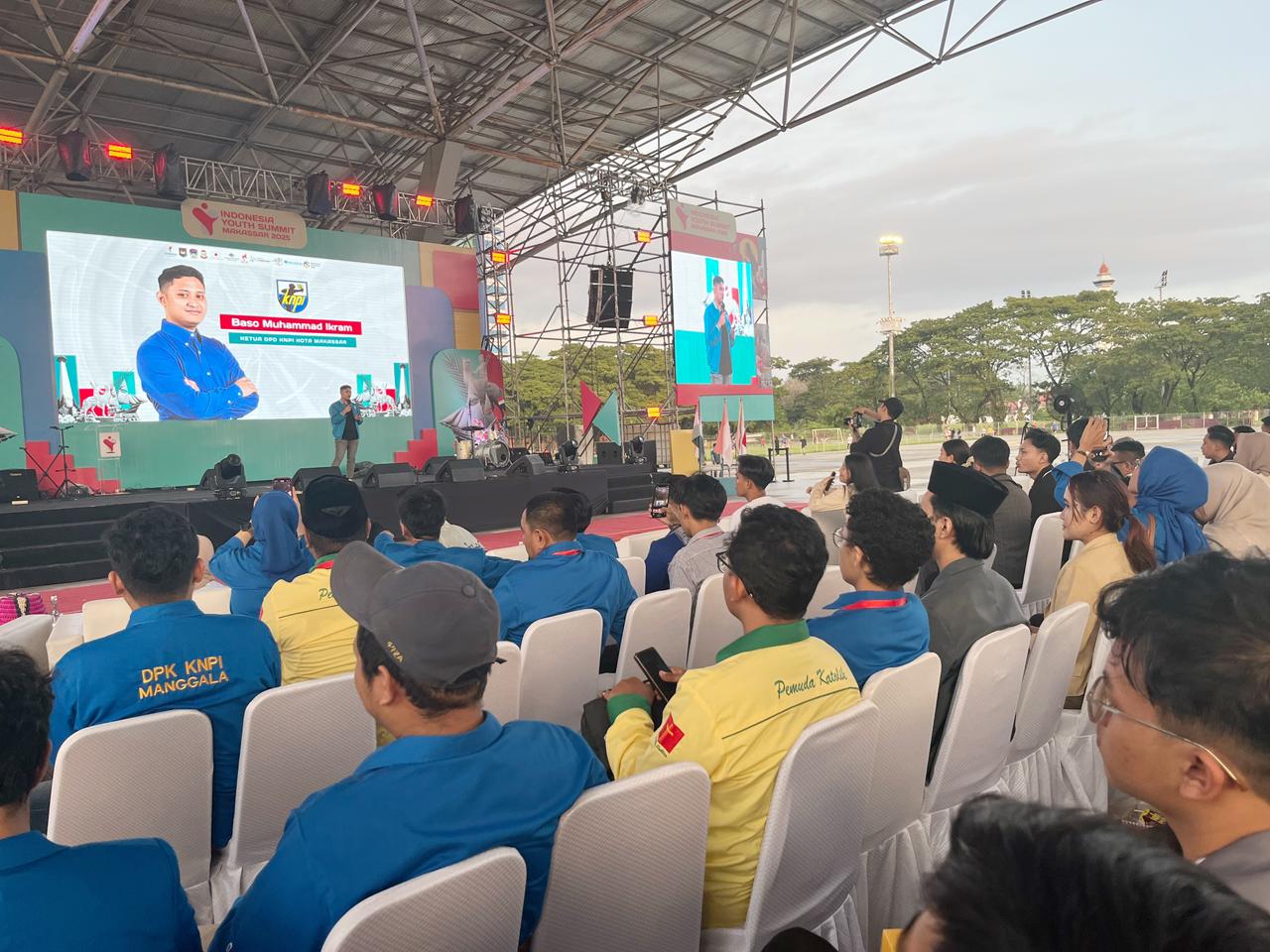Tampil Spektakuler di Indonesia Youth Summit 2025, Ketua DPD KNPI Makassar Ajak Pemuda Upgrade Diri & Bertindak Nyata