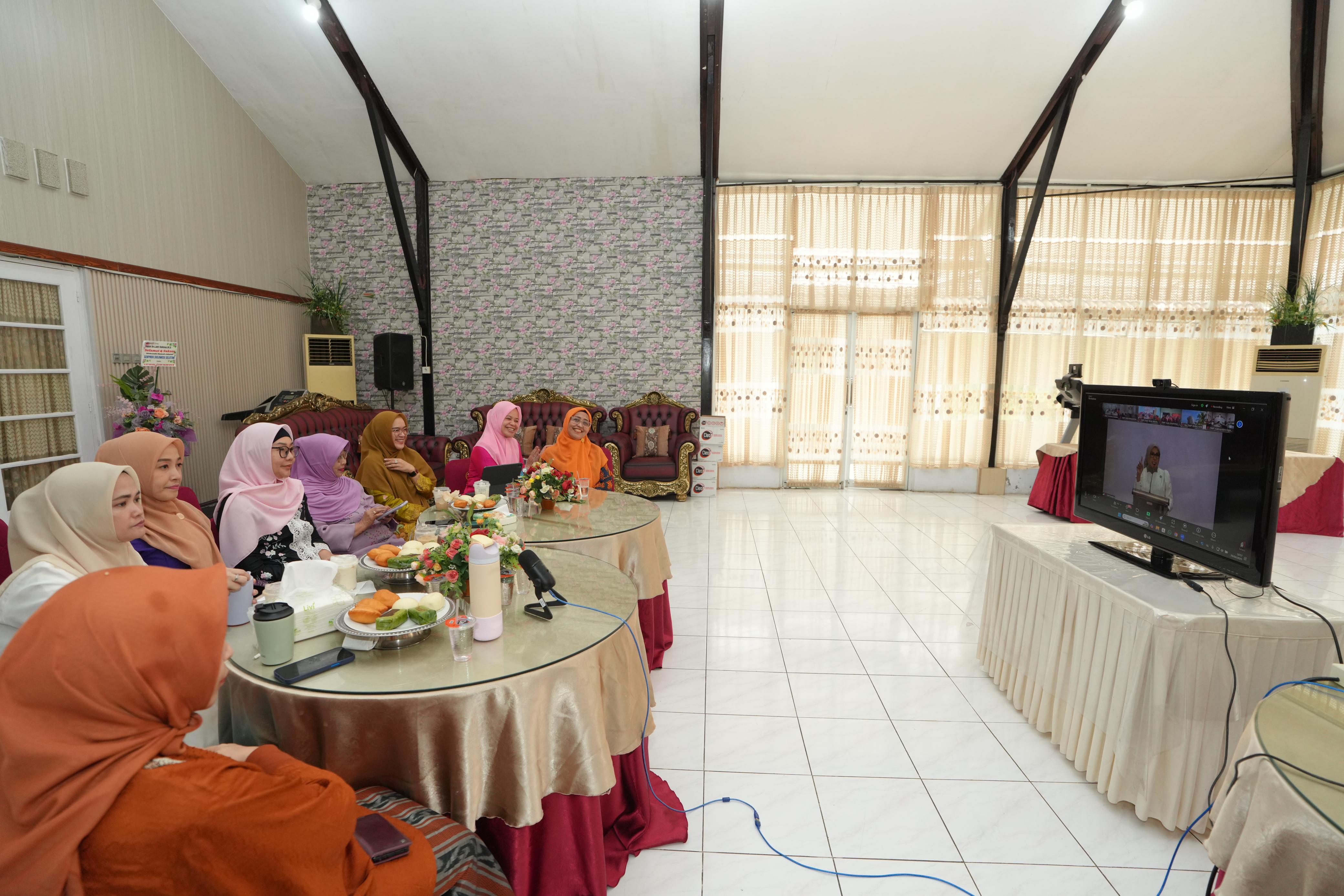 Melani Simon Jufri Ikuti Halal Bihalal dan Peringatan Hari Kartini DWP Pusat