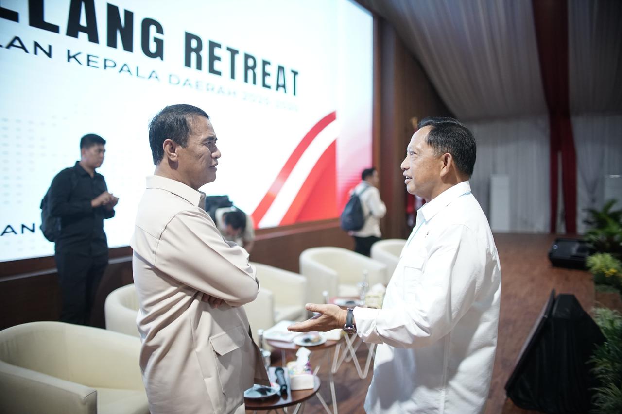 Mentan Ajak Kepala Daerah Wujudkan Swasembada Pangan di Retreat Magelang