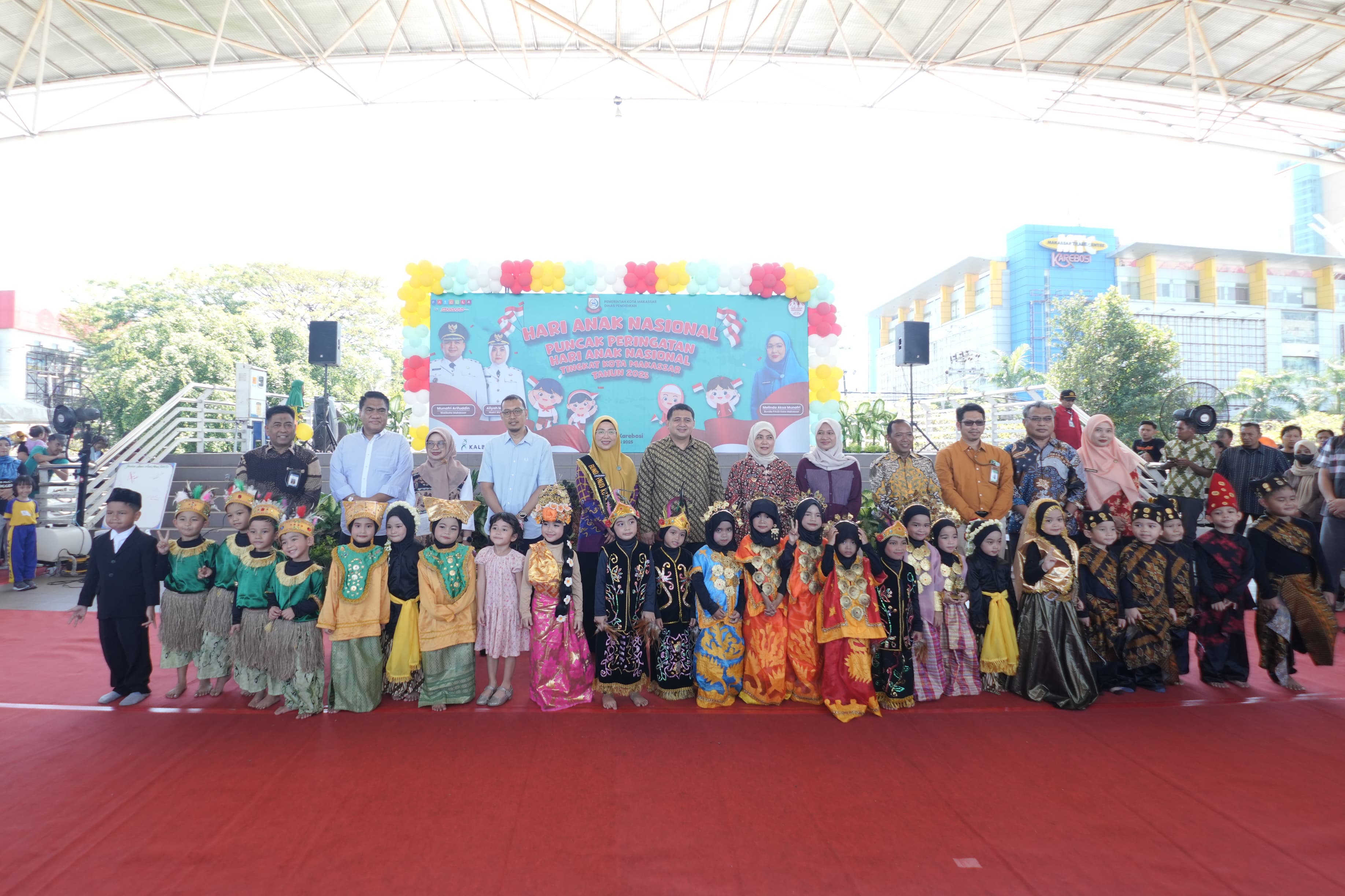 Munafri-Aliyah Hadiri Puncak HAN 2025: Serukan Sekolah dan Orang Tua, Lindungi Anak dari Risiko Sosial