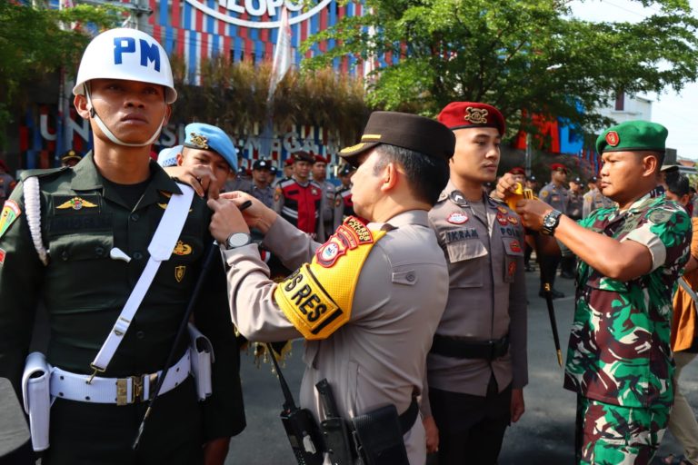 Polres Palopo Gelar Apel SERPAS, Pastikan Pengamanan PSU Berjalan Aman dan Tertib