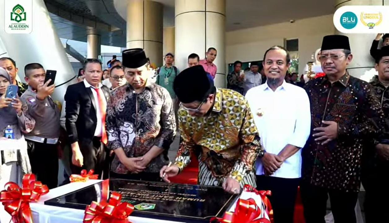 Resmikan RS UIN Alauddin: Menag Berharap Kombinasi Pengobatan Modern dan Tradisional