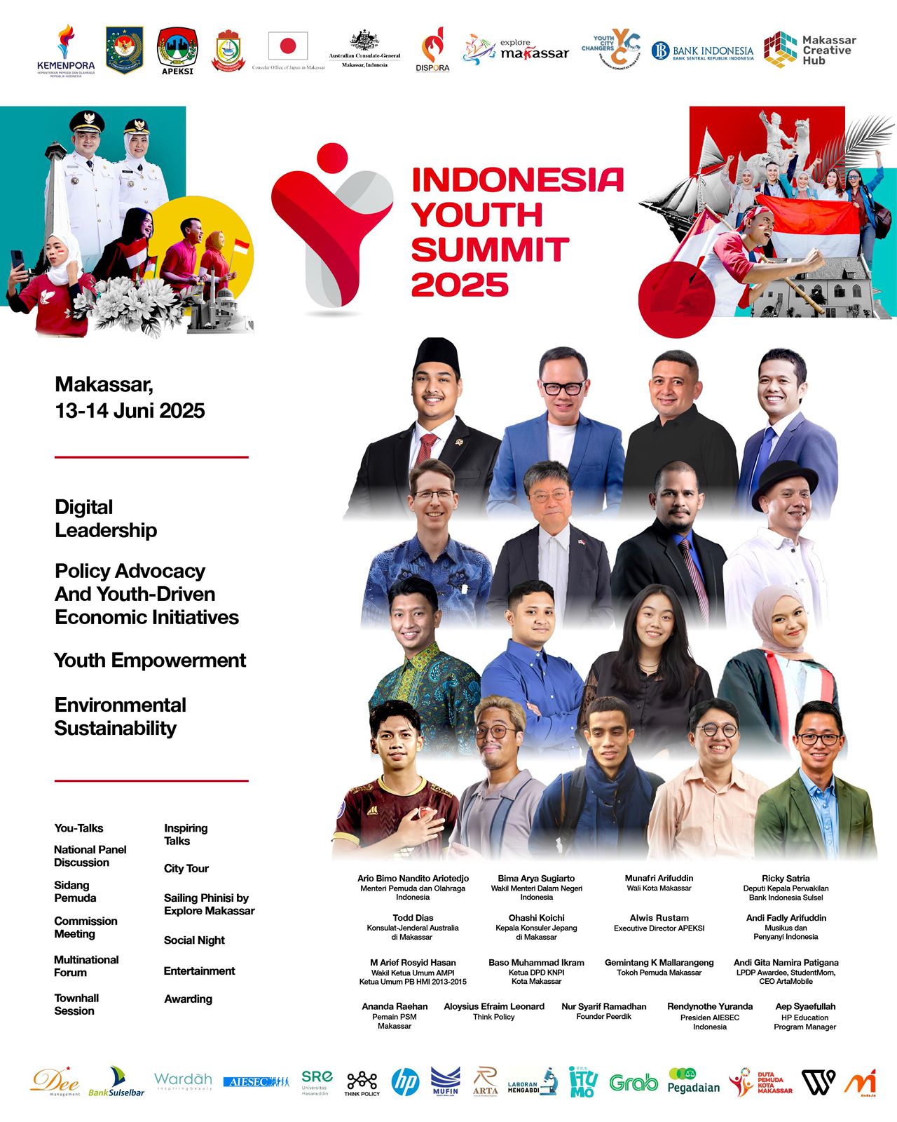 Wamendagri Akan Hadiri Indonesia Youth Summit 2025 di Makassar, Gen Merah Putih Gerakkan Perubahan