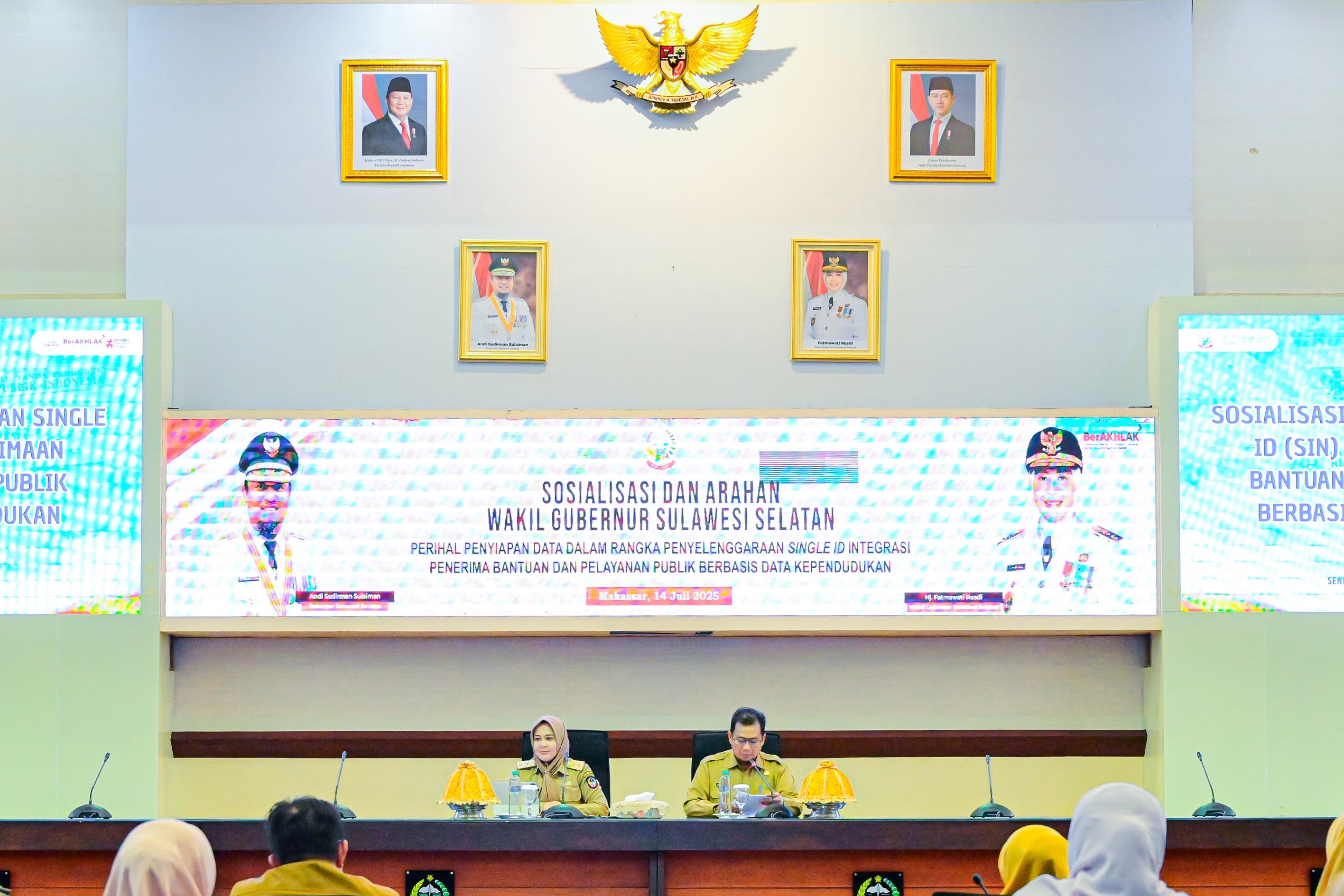 Pemprov Sulsel Dorong Integrasi Layanan Lewat Single ID, Wagub Fatmawati Tegaskan Butuh Komitmen Bersama
