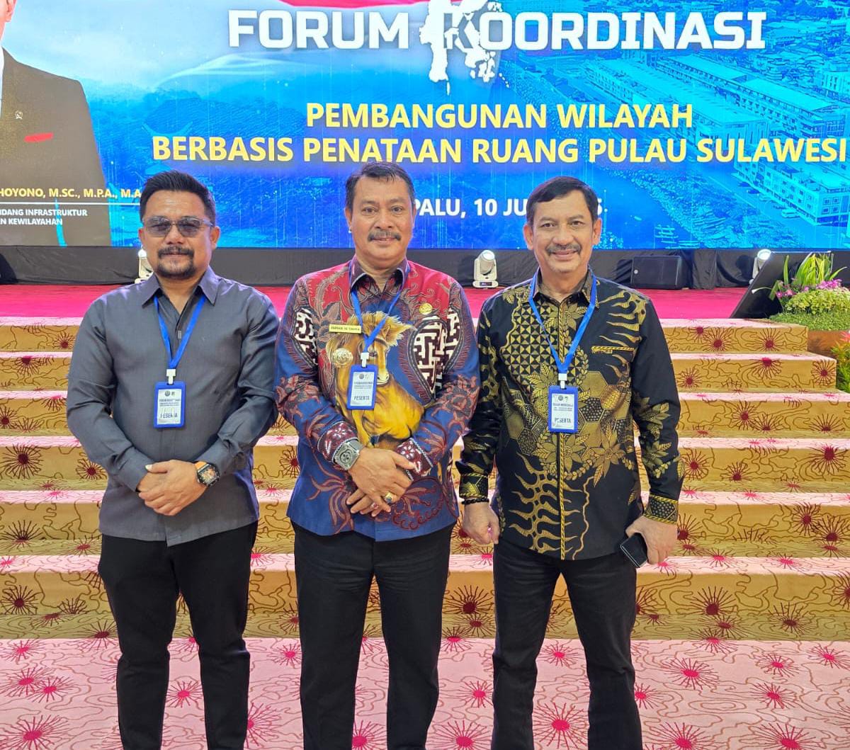 Pj. Wali Kota Palopo Hadiri Forum Koordinasi Pembangunan Wilayah Berbasis Penataan Ruang Pulau Sulawesi