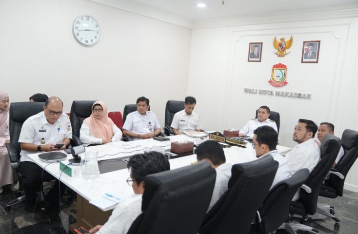 Kepala Bappeda bersama DPMPTSP, Bapenda, DLH dan Disatru, Walikota Makassar Bahas PSEL Dengan Pemerintah Pusat