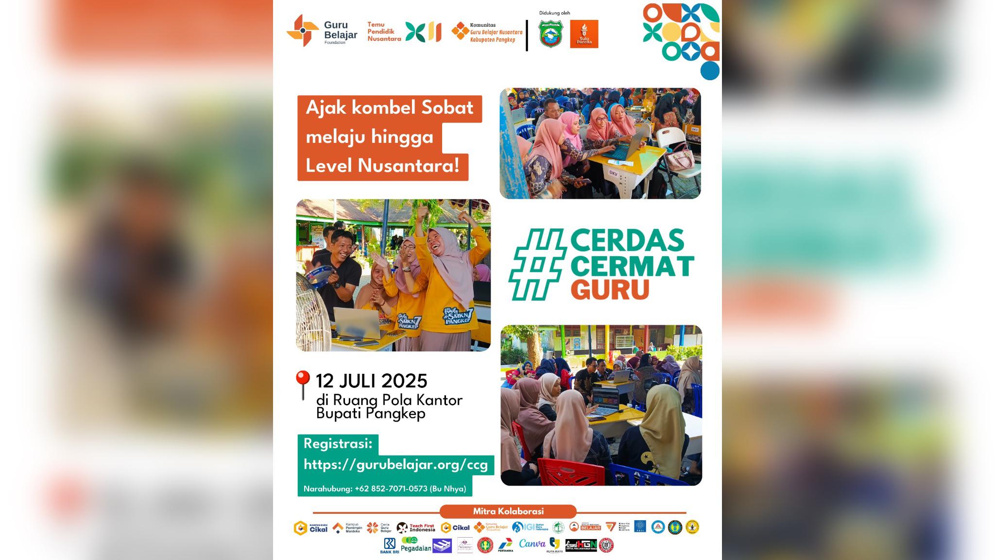 Cerdas Cermat Guru: Ruang Kolaborasi Pendidik Hadir di TPN XII Pangkep