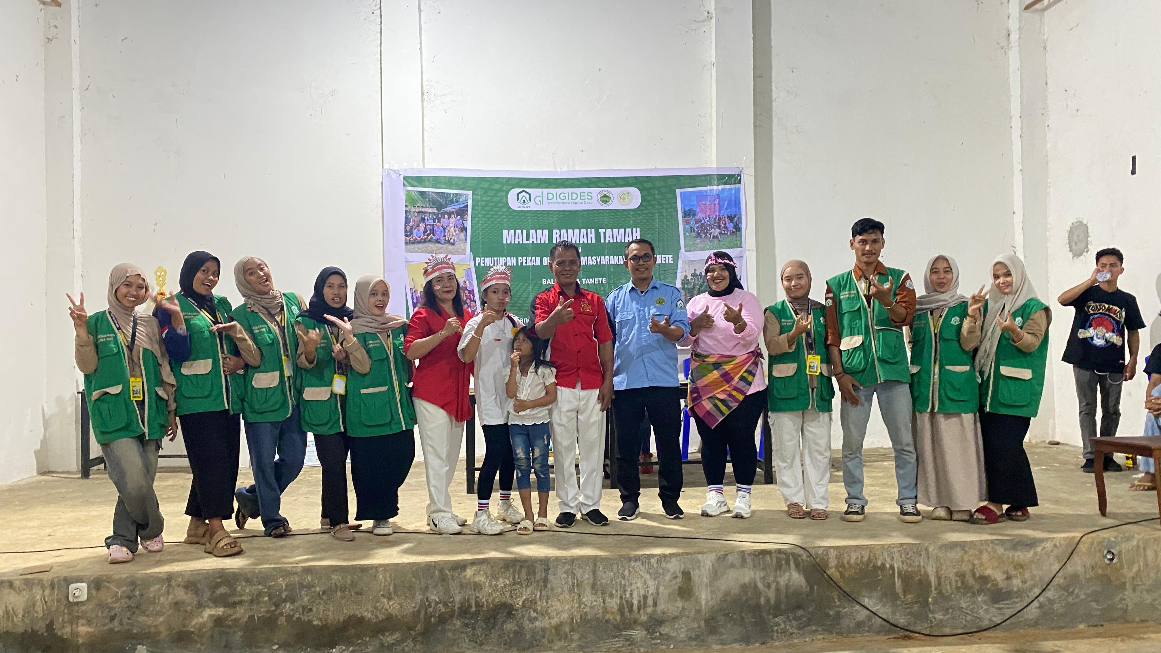 Hangat dan Penuh Haru, KKN Desa Tanete UIN Palopo Gelar Ramah Tamah