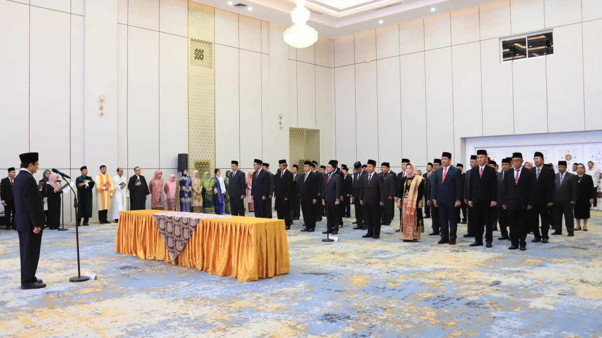 Menteri Agama Lantik 45 Pimpinan PTKN dan Pejabat Eselon II: “Hari Ini Takdir Baru Anda