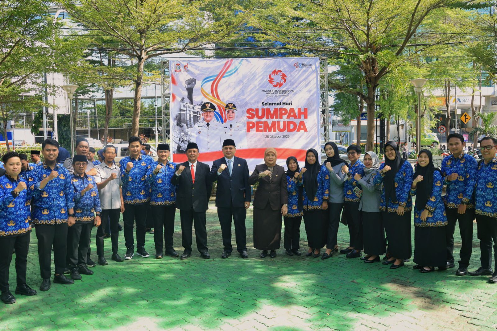 Kadis Dispora Kota Makassar, Syamsul Bahri, S.IP., M.Si., menghadiri Upacara Peringatan Hari Sumpah Pemuda ke-97 Tahun 2025