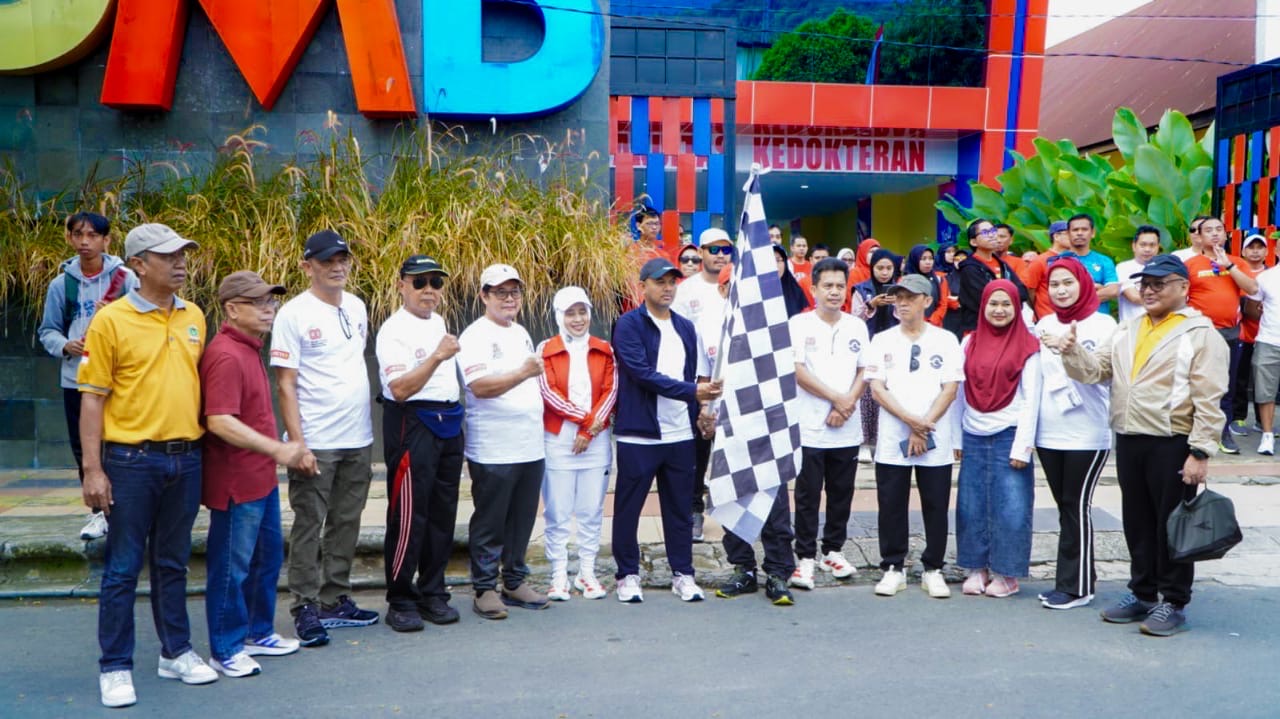 Wakil Wali Kota Palopo Hadiri Jalan Sehat dan Donor Darah HUT ke-80 RI