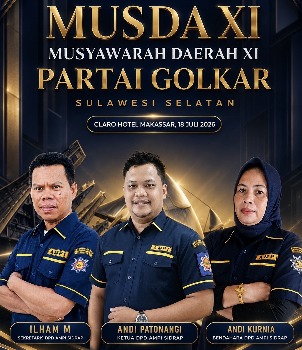 Kader SOKSI dan AMPI Sidrap Bersiap Ramaikan Musda DPD I Partai Golkar Provinsi Sulawesi Selatan ‎